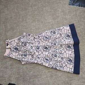 The Limited Size 10 Pink and Navy Floral Dress